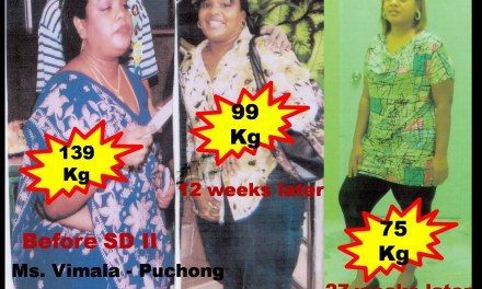 TESTIMONI TERBARU: berat asal 139kg dapat turunkan berat badan dalam masa 10 minggu menjadi 75kg